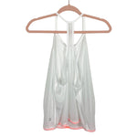 Sweaty Betty Sheer White Workout Tank- Size M