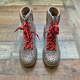 Universal Thread Animal Print Side Zipper Combat Boots- Size 8.5 (BRAND NEW CONDITION)