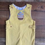 Little English Yellow Corduroy Hunny Outfit- Size 4T