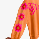 Skull House Neon Orange and Pink Jogger Set NWT- Size S (sold as set)