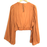 DO+BE Wide Sleeve Crop Top NWT- Size S