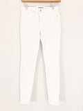 Abercrombie & Fitch Harper Low Rise Super Skinny White Jeans- Size 26 (Inseam 25.5")