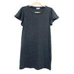 Z Supply Dark Grey Heathered T-Shirt Dress- Size XS