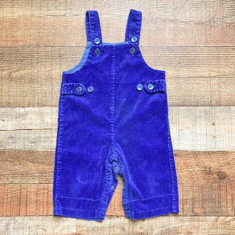 Young Man Blue Corduroy Overalls- Size 9M (see notes)