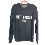 Kittenish Grey Sweatshirt- Size S