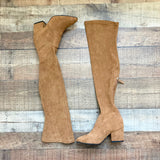 No Brand Caramel Suede Boots- Size 37/US 7 (Brand New)