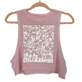 Lululemon Pink Floral Racerback Tank- Size ~XS (see notes)