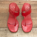Prada Red Heel Sandals- Size 38.5 (US 8.5) see notes