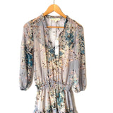 Lovestitch Blue Floral Smocked Waist Dress NWT- Size S