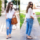 Free People Ivory Lace Blouse- Size M (fits like a small)