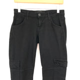 Hudson Black Cargo Style Jeans- Size 25 (Inseam 28.5”)