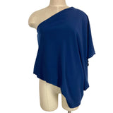 Mainstrip Navy Drift Away Asymmetrical Top- Size M (sold out online)