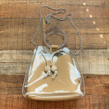 No Brand Clear Handbag with Small Removable Bag Inside (LIKE NEW)