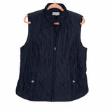 Croft & Barrow Black Quilted Vest- Size M