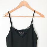 Leyden Black Lace Cami- Size S
