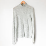 Halogen Grey Ruffle Neck Sweater- Size S