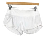 Lululemon White Speed Shorts- Size 2 (see notes)