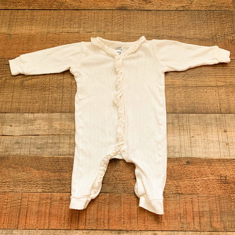 Modern Moments By Gerber Cream Jumpsuit- Size 3-6M