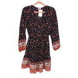 Pink Lily Black Floral Dress NWT- Size S
