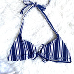 Show Me Your Mumu Navy Striped Bikini Bralete Top- Size S (TOP ONLY)