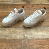 42 Gold White Platform Sneaker- Size 7/37.5 (Like New Condition!)