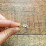 Treasure Jewels Square Chain Ring NWT- One Size (Fits Like A 7)