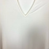 Bailey/44 Cream V-Neck with Shoulder Cut Outs Bodysuit- Size S (see notes)