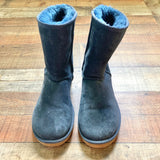 UGG Navy Short Boots- Size 8
