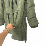 Jason Maxwell Olive Fleece Lined Hooded Jacket NWT- Size XL (sold out online)