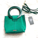 Vince Camuto Emerald Green Leather Crossbody Bag NWT