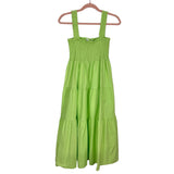 Goodnight Macaroon Green Smocked Bodice Dress- Size S