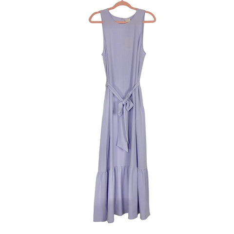 A New Day Light Purple with Tie Belt Maxi Dress NWT- Size S (sold out online)