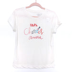 Loft Cream "Mon Cherries Armour" Graphic T-Shirt NWT- Size XS