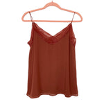 Wishlist Apparel Rust Lace Trim Cami- Size S