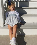 Pukatuka Floral Smocked Bubble- Size 3 (see notes)