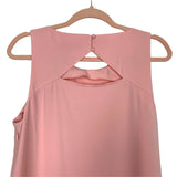 Loft Pink Sleeveless Ruffle Hem Dress- Size 14