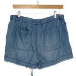 Cloth & Stone Chambray Fray Hem Shorts NWT- Size S
