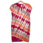 Goodthreads Sherbert Tie Dye Fleece Short-Sleeve Cocoon Dress NWT- Size S