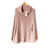 Entro Turtleneck Poncho Sweater NWT- Size S/M