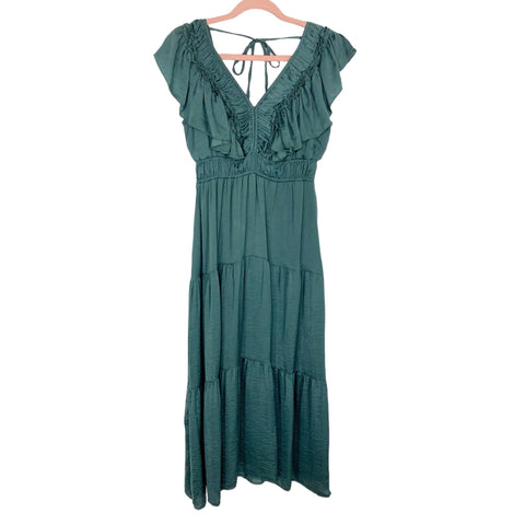 She + Sky Green Tie Back Dress NWT- Size M