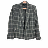 Vici Grey Plaid Blazer Jacket- Size XL