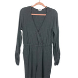 Lovers + Friends Heathered Grey Surplice Front Jumpsuit- Size M (sold out online)