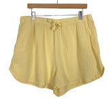 Stars Above Yellow Gauze Lounge Shorts- Size XL (sold out online, we have matching top)