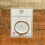 The Styled Collection Gold Love Clasp Bracelet NEW