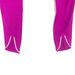 Athleta Magenta Run Free 7/8 Tight Ankle Reflector Stripe NWT- Size XXS (Inseam 21")