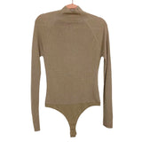 Scoop Champagne Shine Turtleneck Bodysuit- Size M (sold out online)