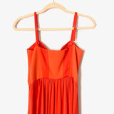 BCBG Maxazria Orange Corset Maxi Dress- Size ~XS (See notes)