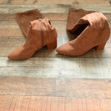 A New Day Camel Suede Over the Knee Boots- Size 9 (GREAT CONDITION)