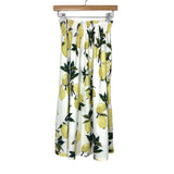 Angashion Lemon Smocked Crop Top and Maxi Skirt- Size S (sold as set)