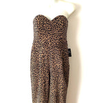 Express Strapless Animal Print Jumpuit NWT- Size 2
